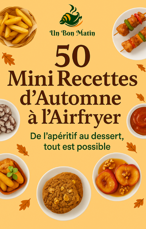 PACK AIR FRYER – 5 e-books exclusifs • 300 recettes signés Un Bon Matin !