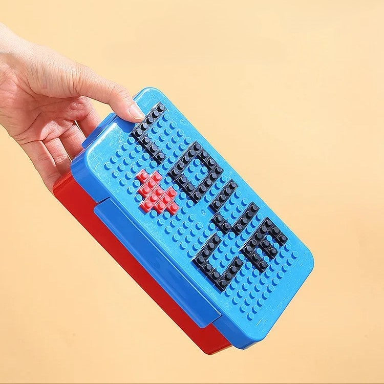 lunch box enfant bleu nourriture