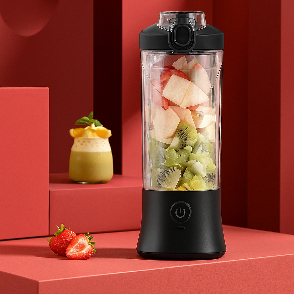 mixeur portable glacon eau fraise