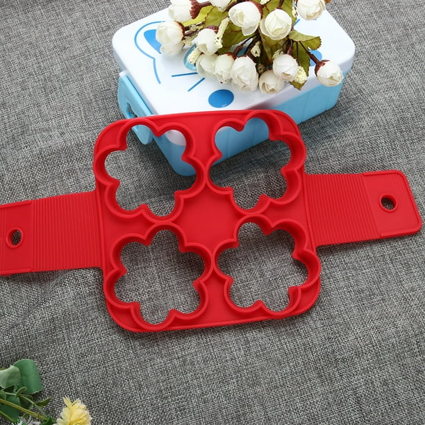 moule pour pancakes rose blanche