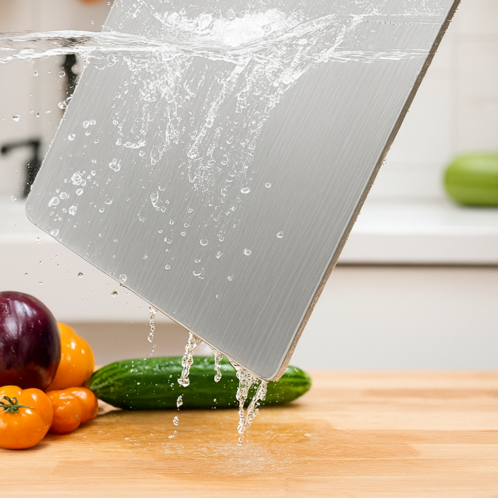 planche a decouper en titane legumes tomate