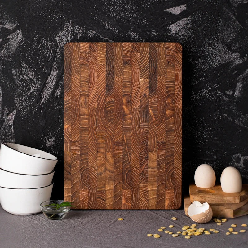 planche en bois a decouper oeuf