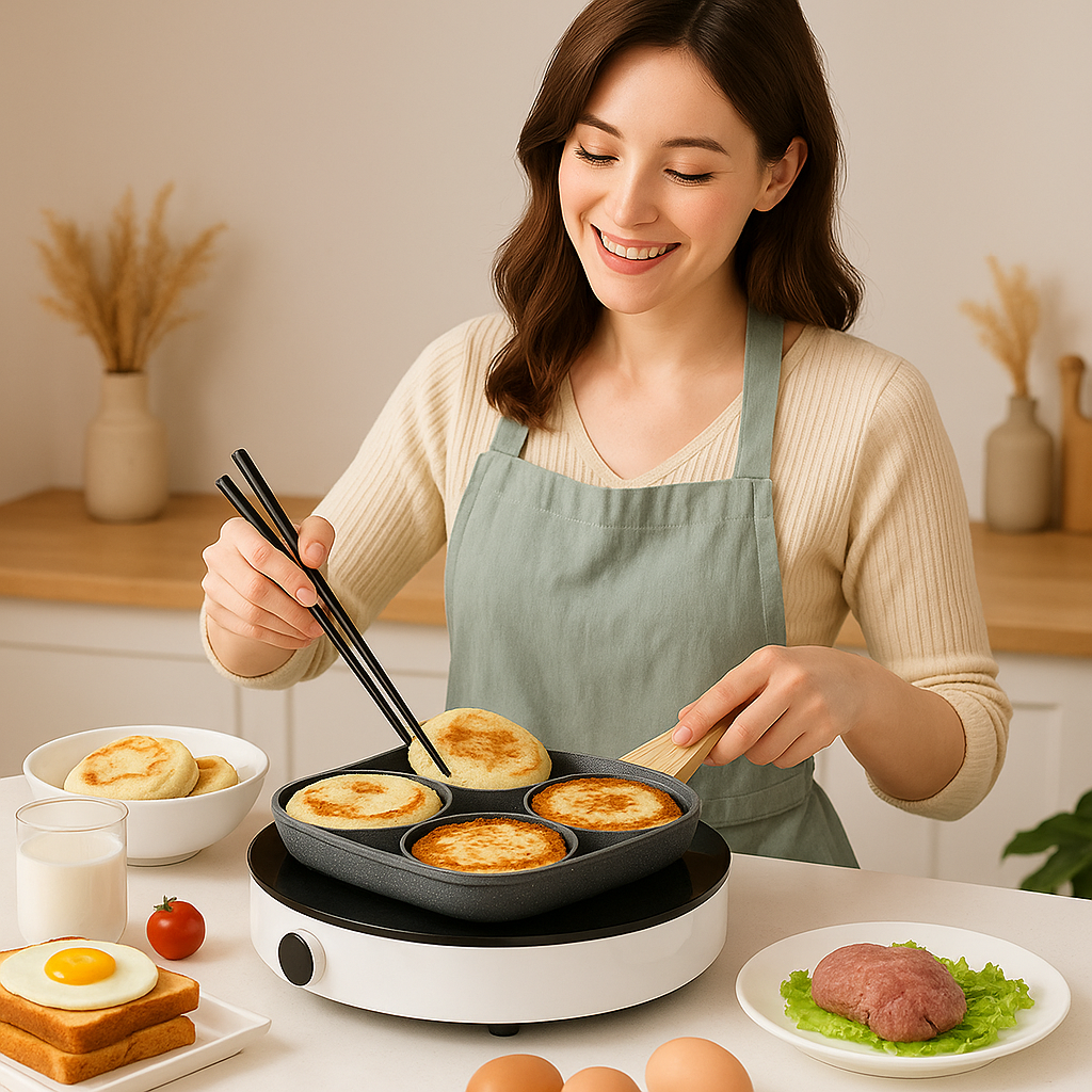 poele a pancake femme utilisation