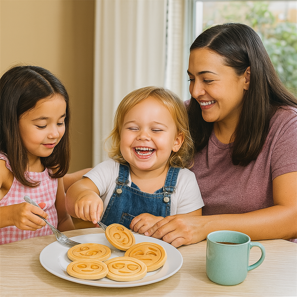 poele a pancakes famille