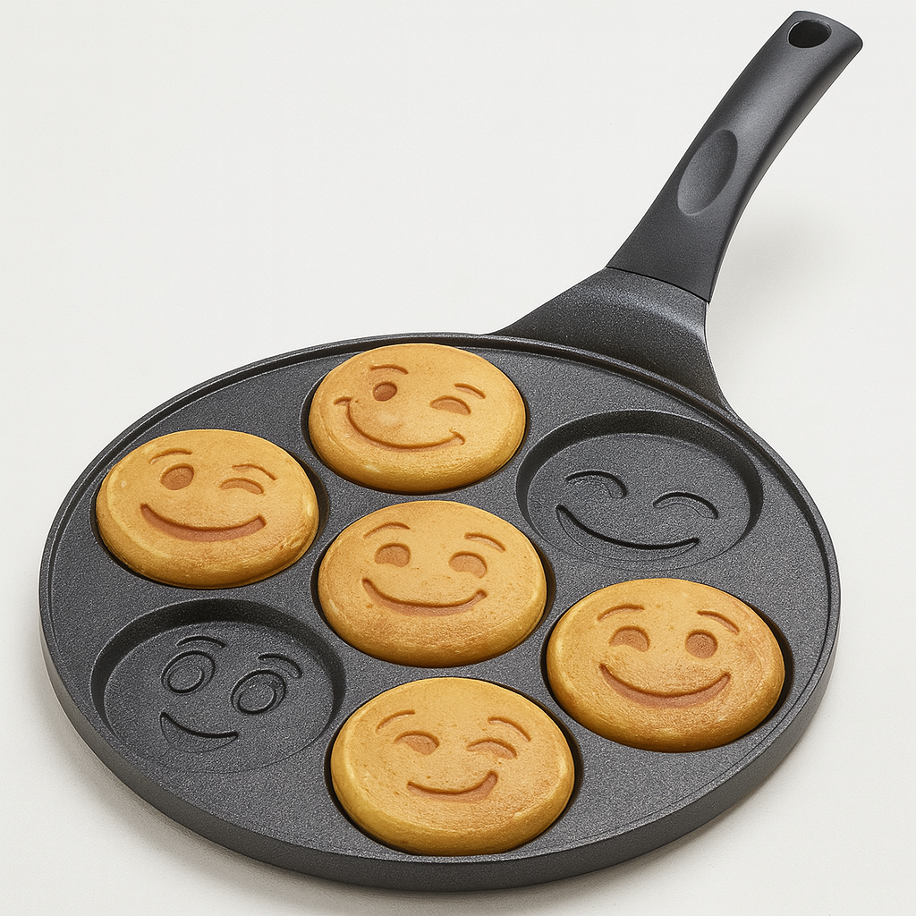 poele a pancakes smiley cinq
