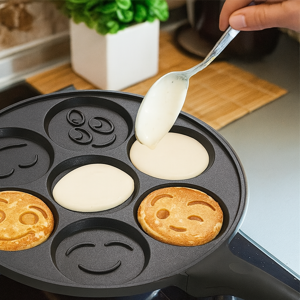poele a pancakes smiley deux