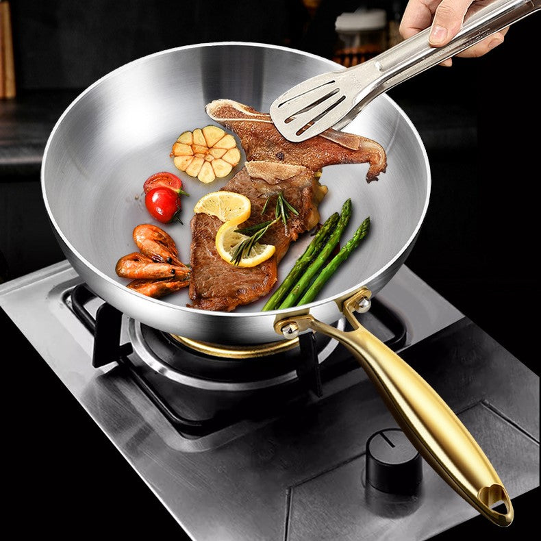 poele inox aliments