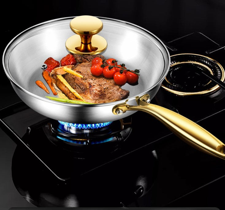 poele inox nourriture