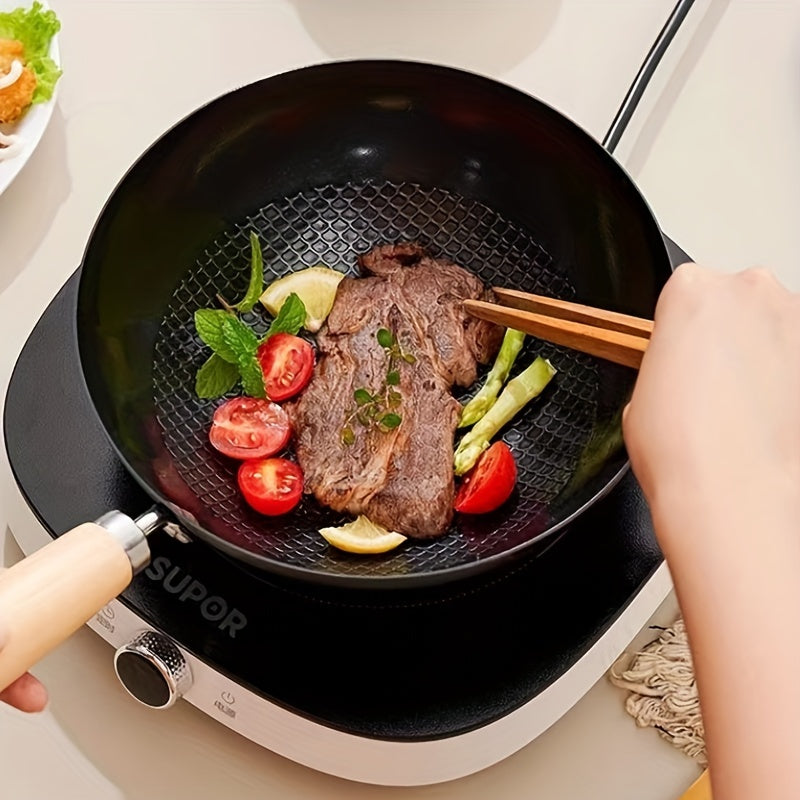 poele oeuf viande