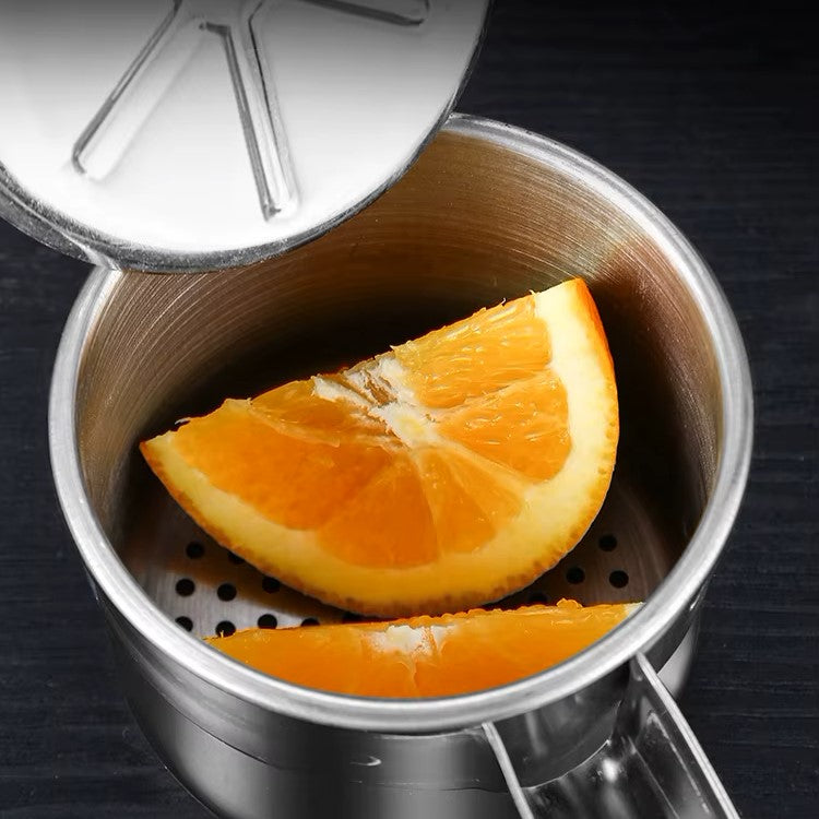 presse agrume manuel acier citron orange