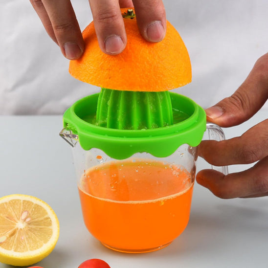 presse agrume orange vert