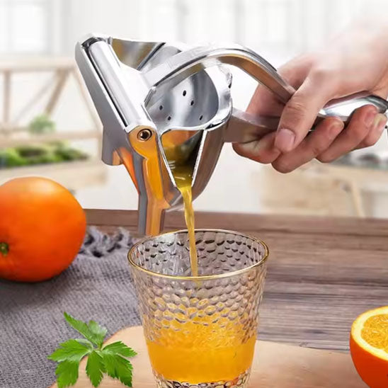 presse agrumes orange femme