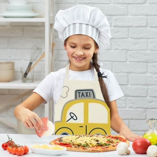 tablier cuisine chef fille