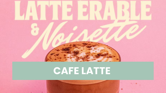 cafe latte sirop erable recette