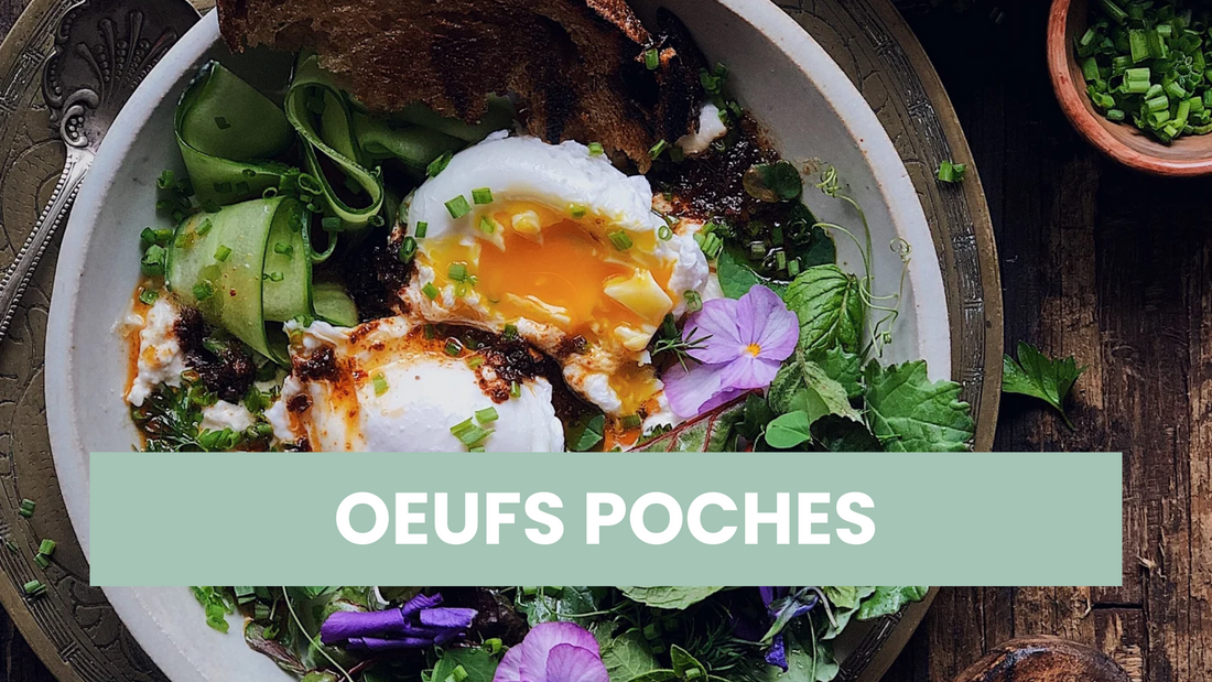 OEUFS POCHES A LA BURRATA ET TOMATES CONFITES
