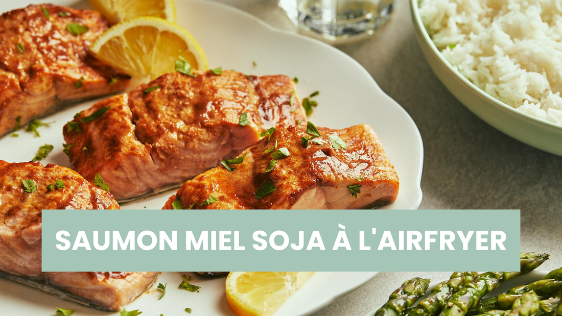 SAUMON MIEL SOJA À L'AIRFRYER