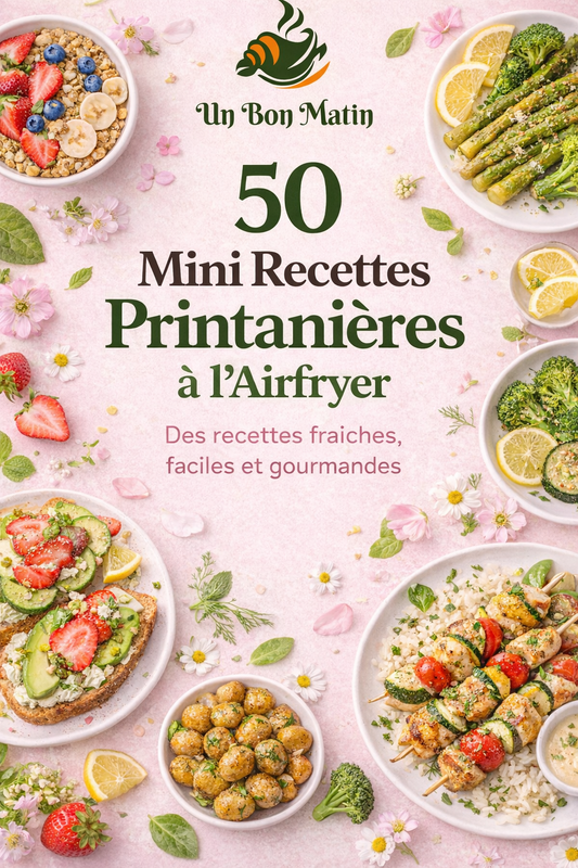 50 Mini Recettes printanières à l'Airfryer