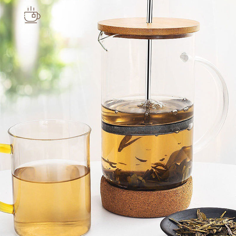 cafetiere a piston tasse cafe huile