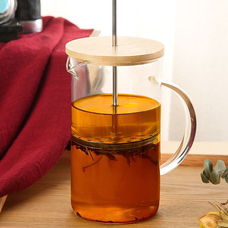 cafetiere a piston tasse the