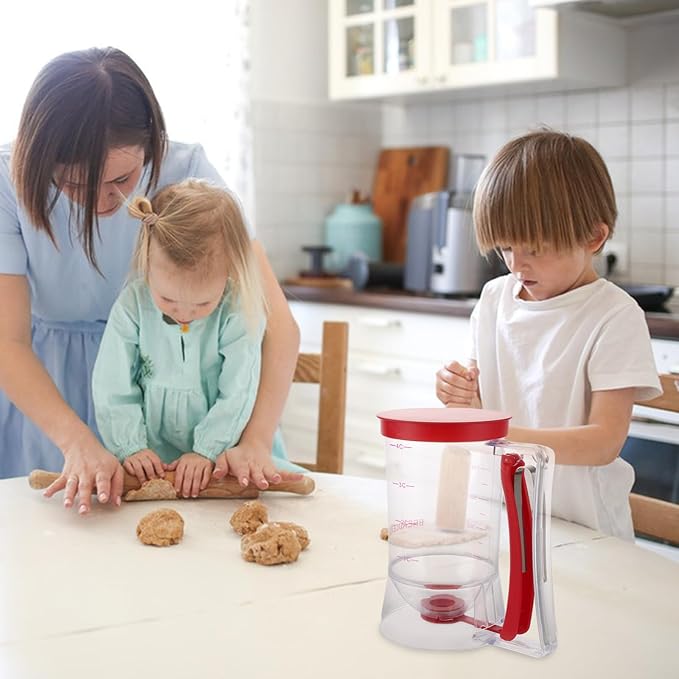 distributeur de pate utiisation siliconne rouge enfants