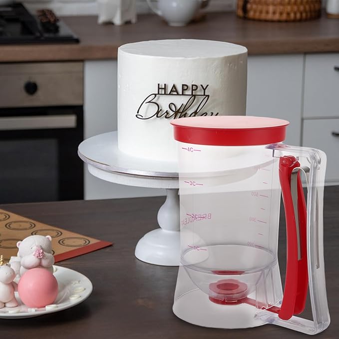distributeur de pate utiisation siliconne rouge table