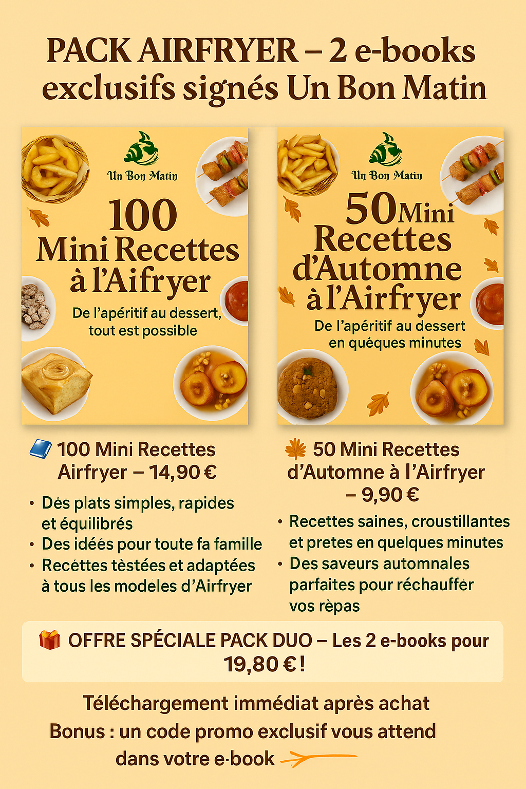 ebook airfryer pack offre