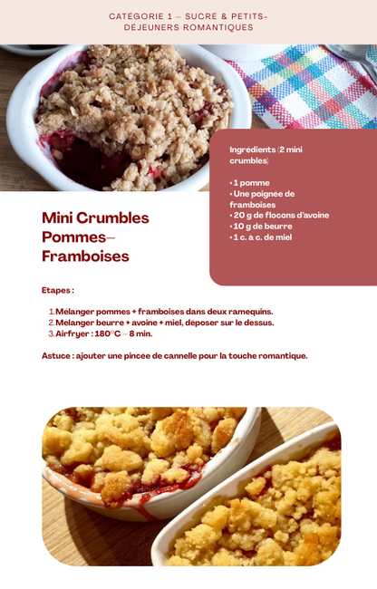 25 Mini Recettes de Saint-Valentin à l'Airfryer