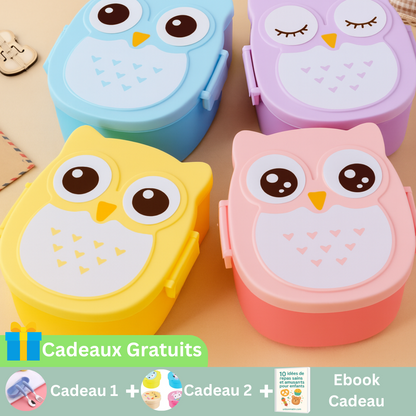 lunch box enfant hiboux offre