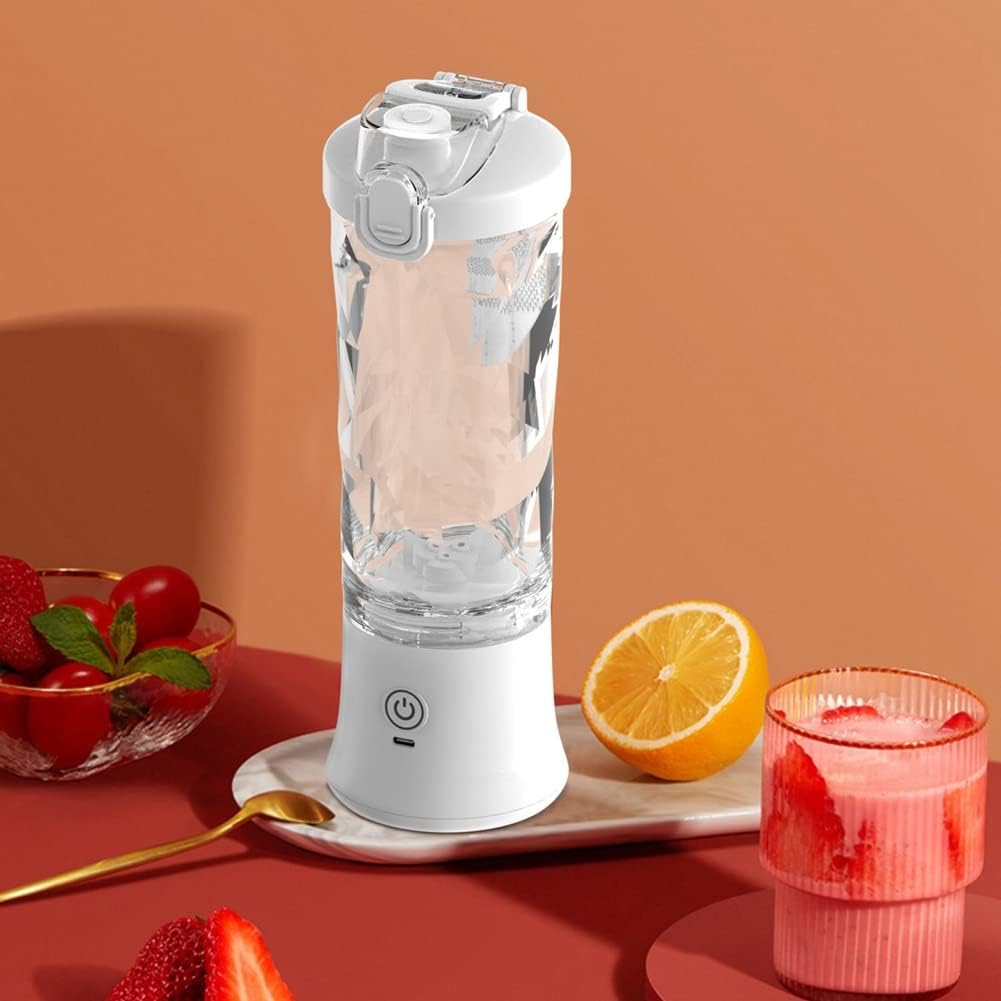 mixeur portable blanc cuillere