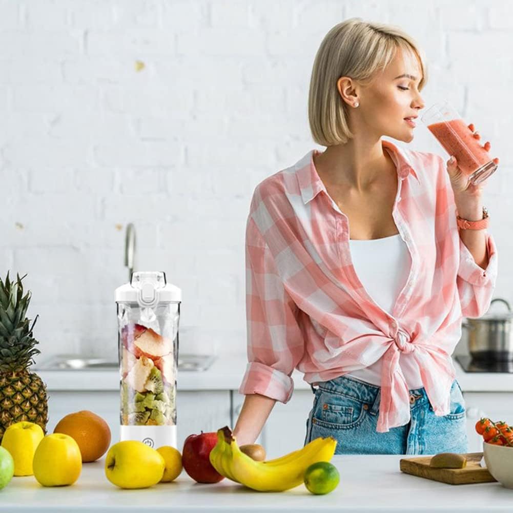 mixeur portable blanc smoothies