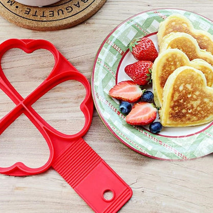 moule pour pancakes coeur silicone fruits