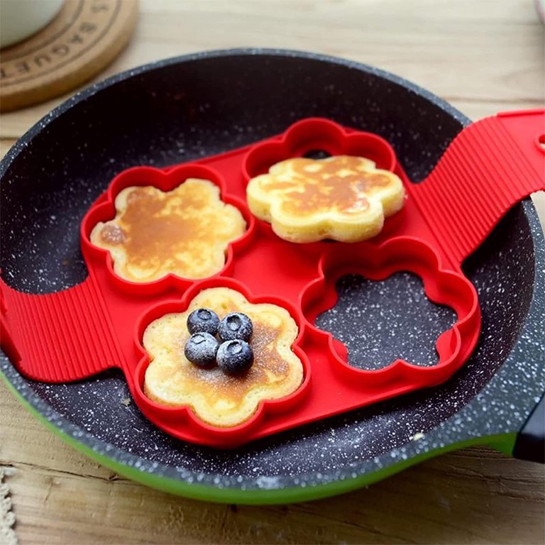 moule pour pancakes groseille fleur
