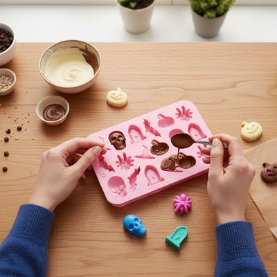 moules en silicone chocolat