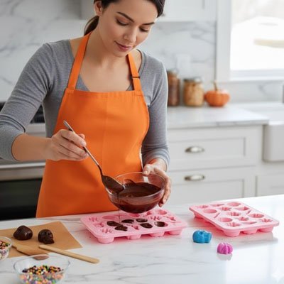 moules en silicone halloween femme