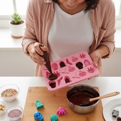 moules en silicone halloween