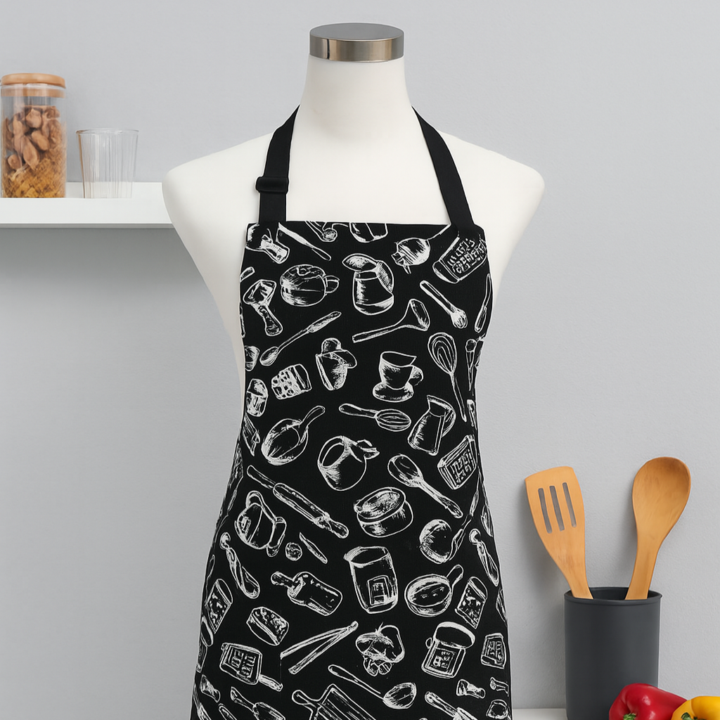 tablier cuisine petit dejeuner cuisinier