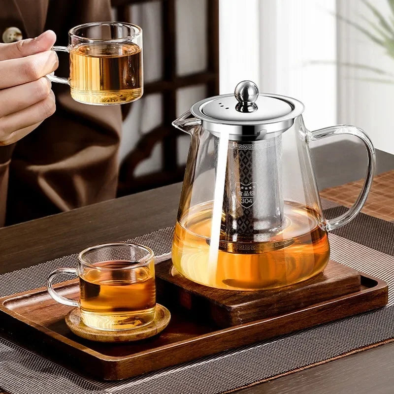 theiere verre the plateau the